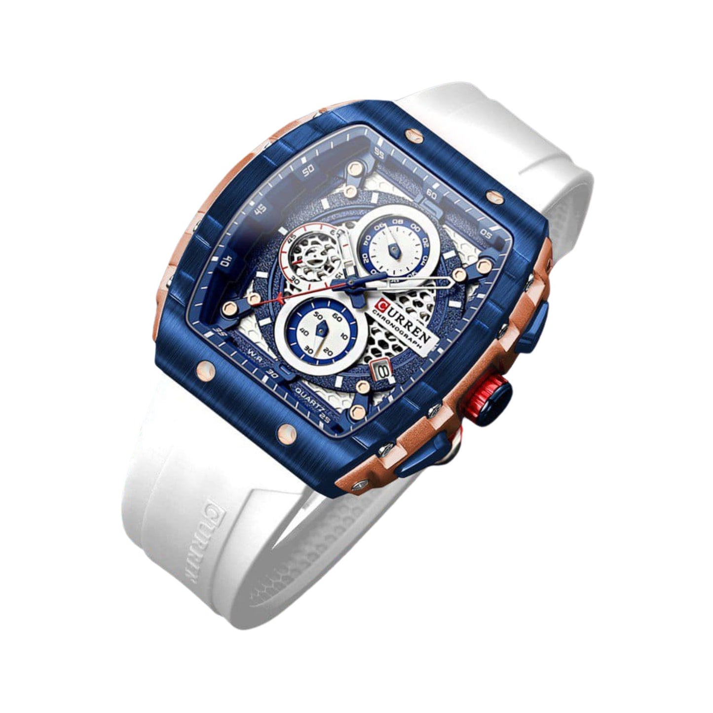 Reloj ORIGINAL®️ 8442 | Inspirado en Richard Mille con Cronógrafos y Calendario Funcional