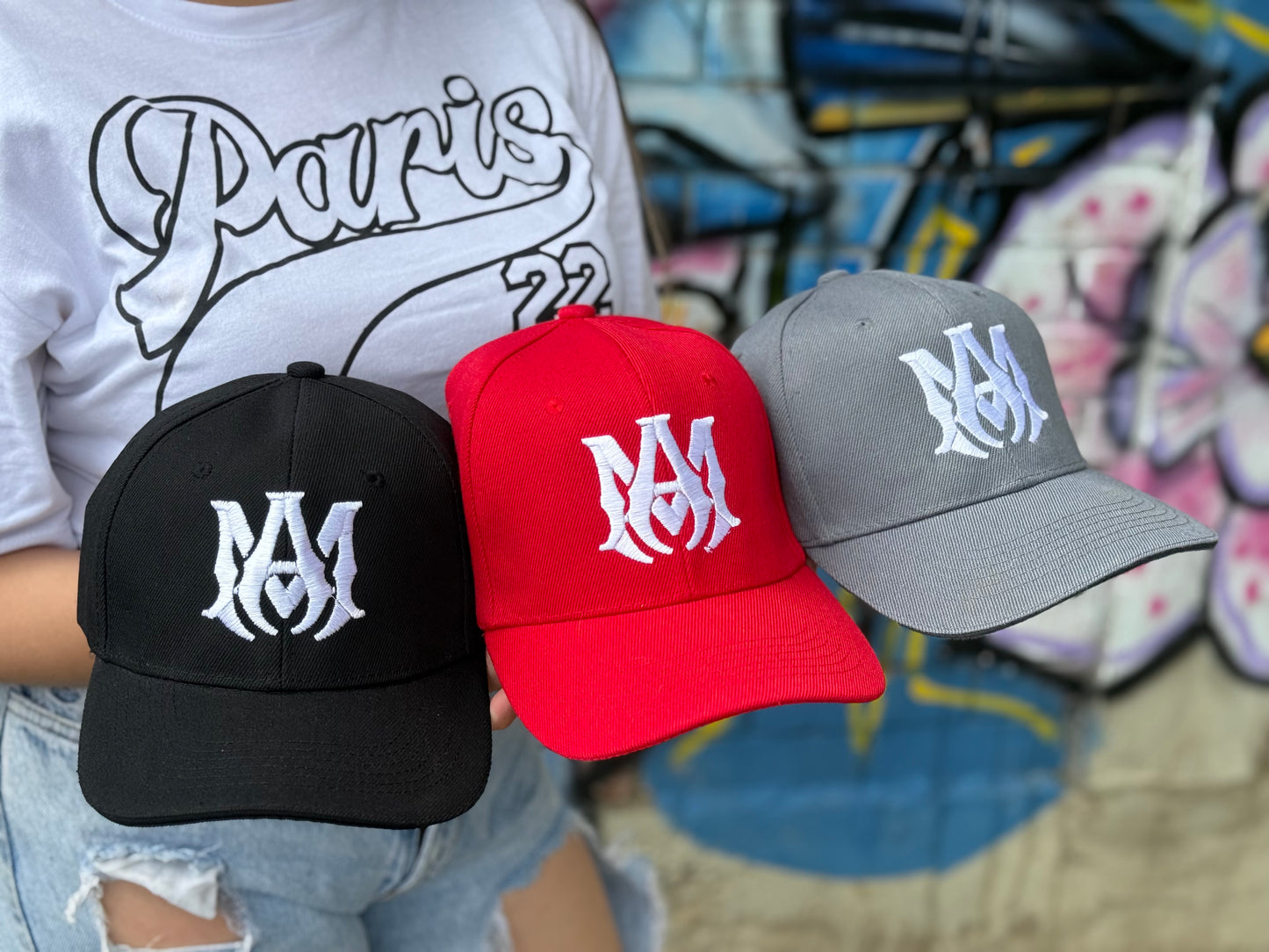 Combo x3 Gorras AMIRI | Drill Premium Bordadas Unisex