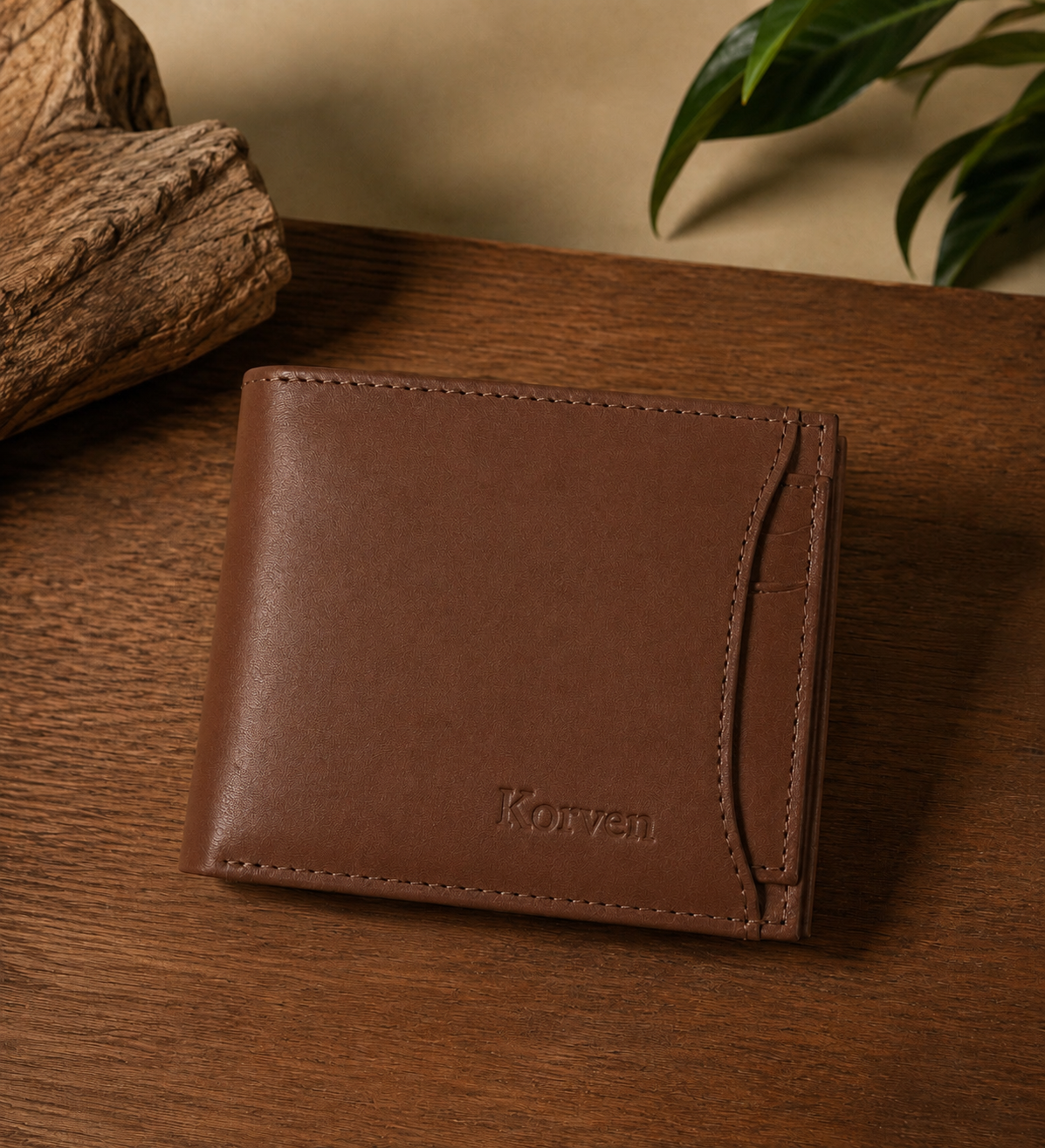 Billetera Cuero KORVEN Original Hombre