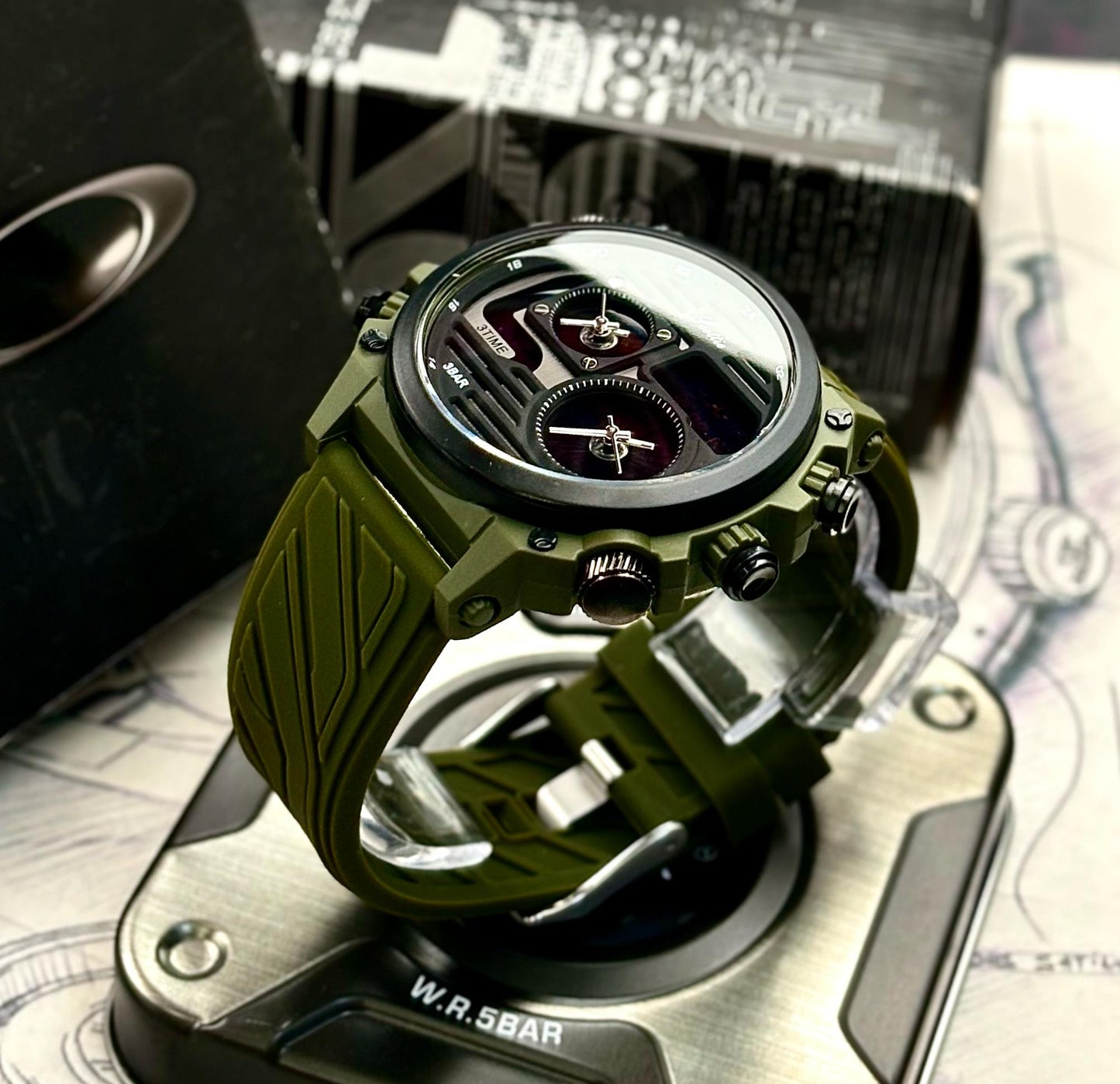 Reloj SKMEI 2202 | Deportivo Doble Hora para Hombre