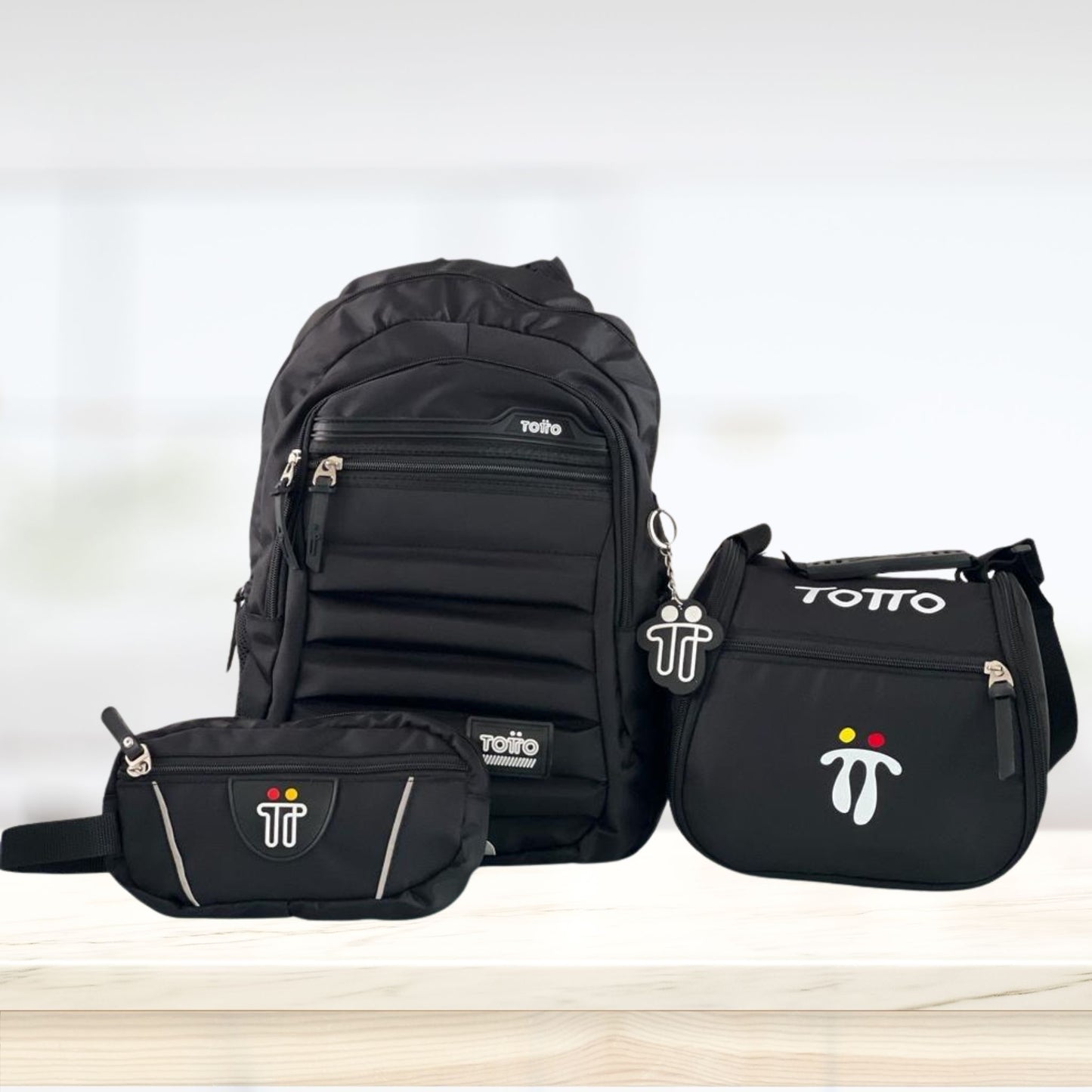 Combo Totto | Morral, Lonchera y Cartuchera Escolar