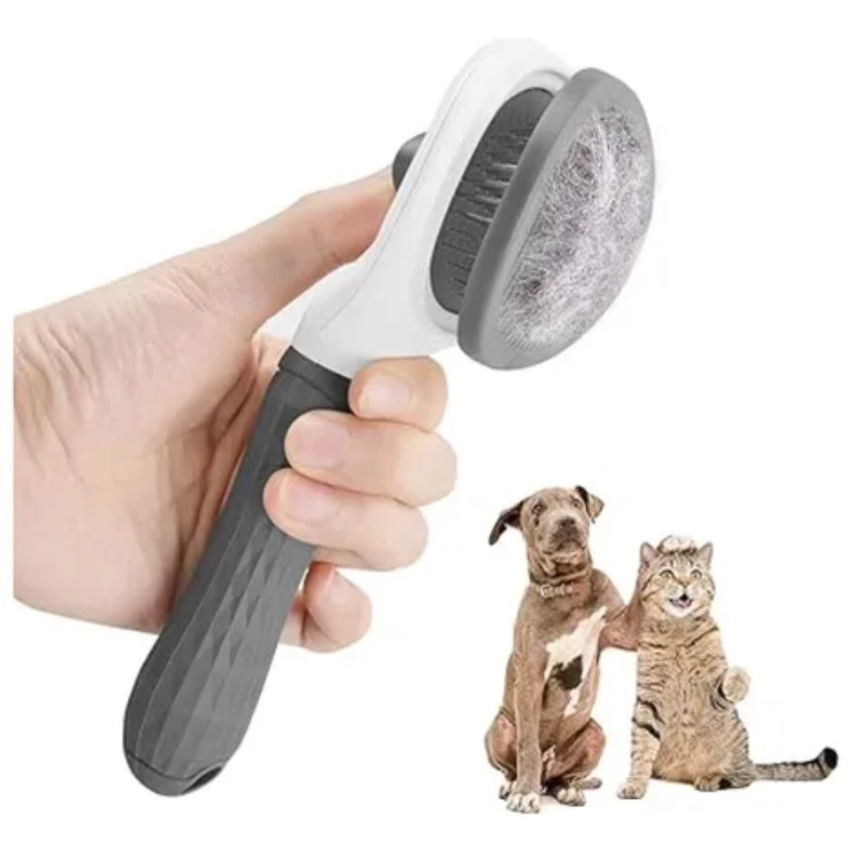 Cepillo Removedor de Pelusa para Mascotas | Elimina Pelo de Perros y Gatos Fácilmente