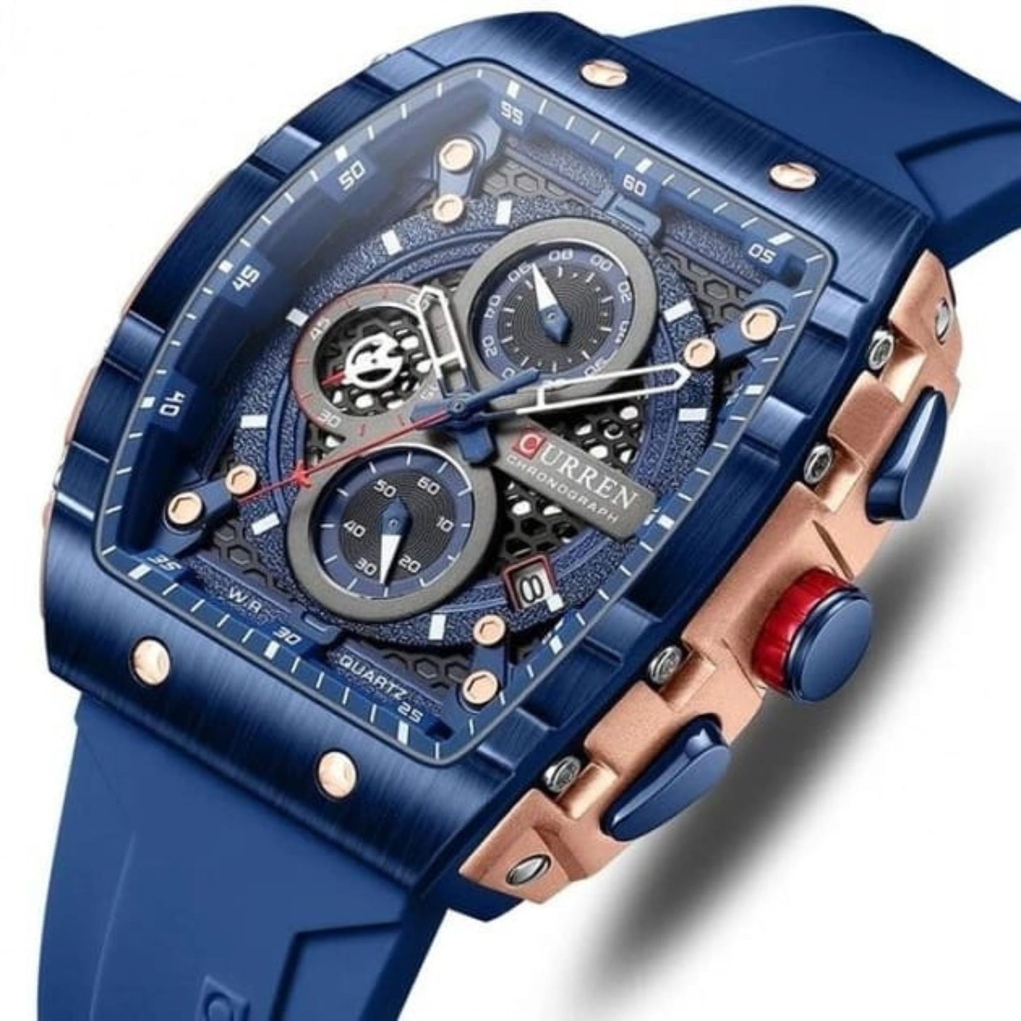 Reloj ORIGINAL®️ 8442 | Inspirado en Richard Mille con Cronógrafos y Calendario Funcional