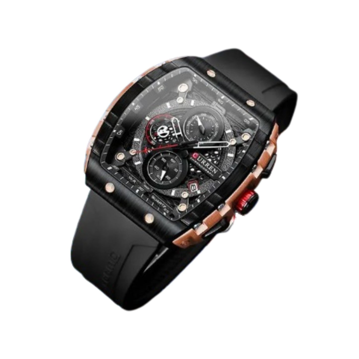 Reloj ORIGINAL®️ 8442 | Inspirado en Richard Mille con Cronógrafos y Calendario Funcional
