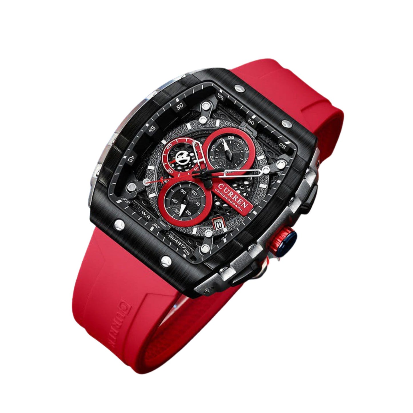 Reloj ORIGINAL®️ 8442 | Inspirado en Richard Mille con Cronógrafos y Calendario Funcional