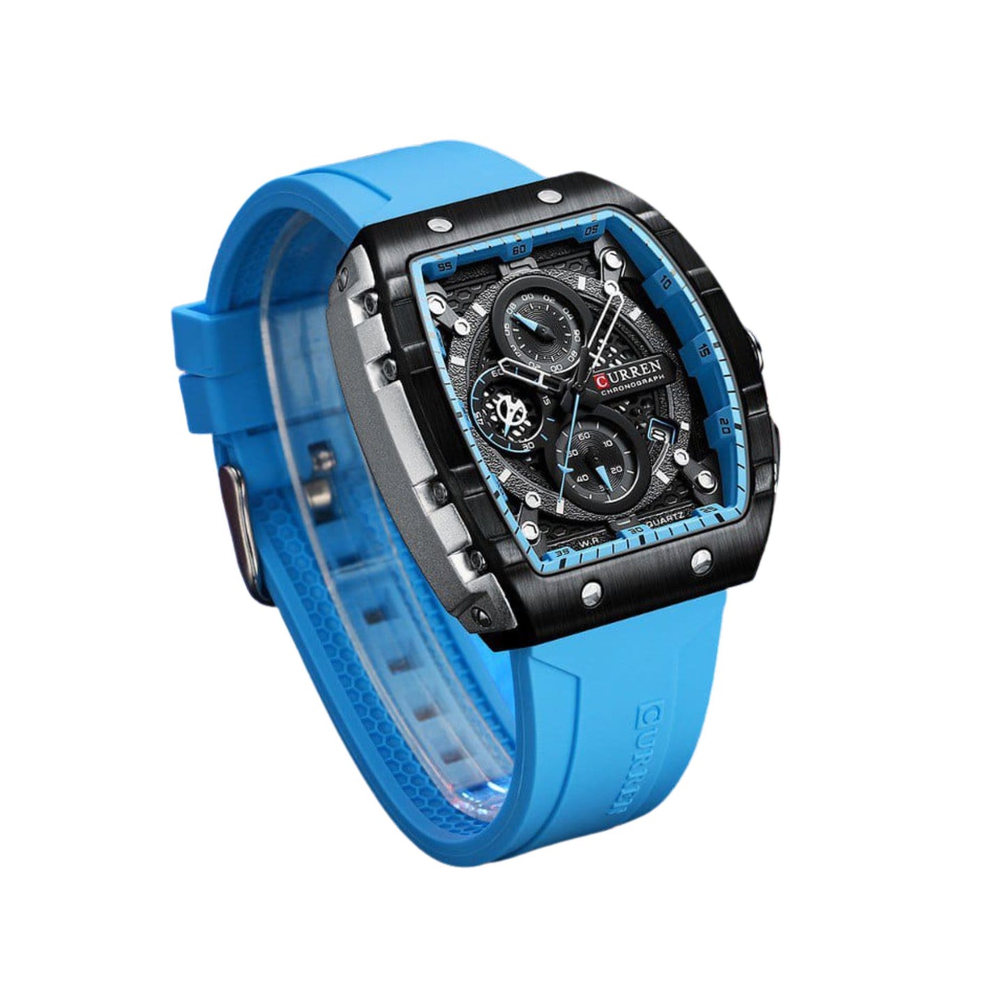 Reloj ORIGINAL®️ 8442 | Inspirado en Richard Mille con Cronógrafos y Calendario Funcional