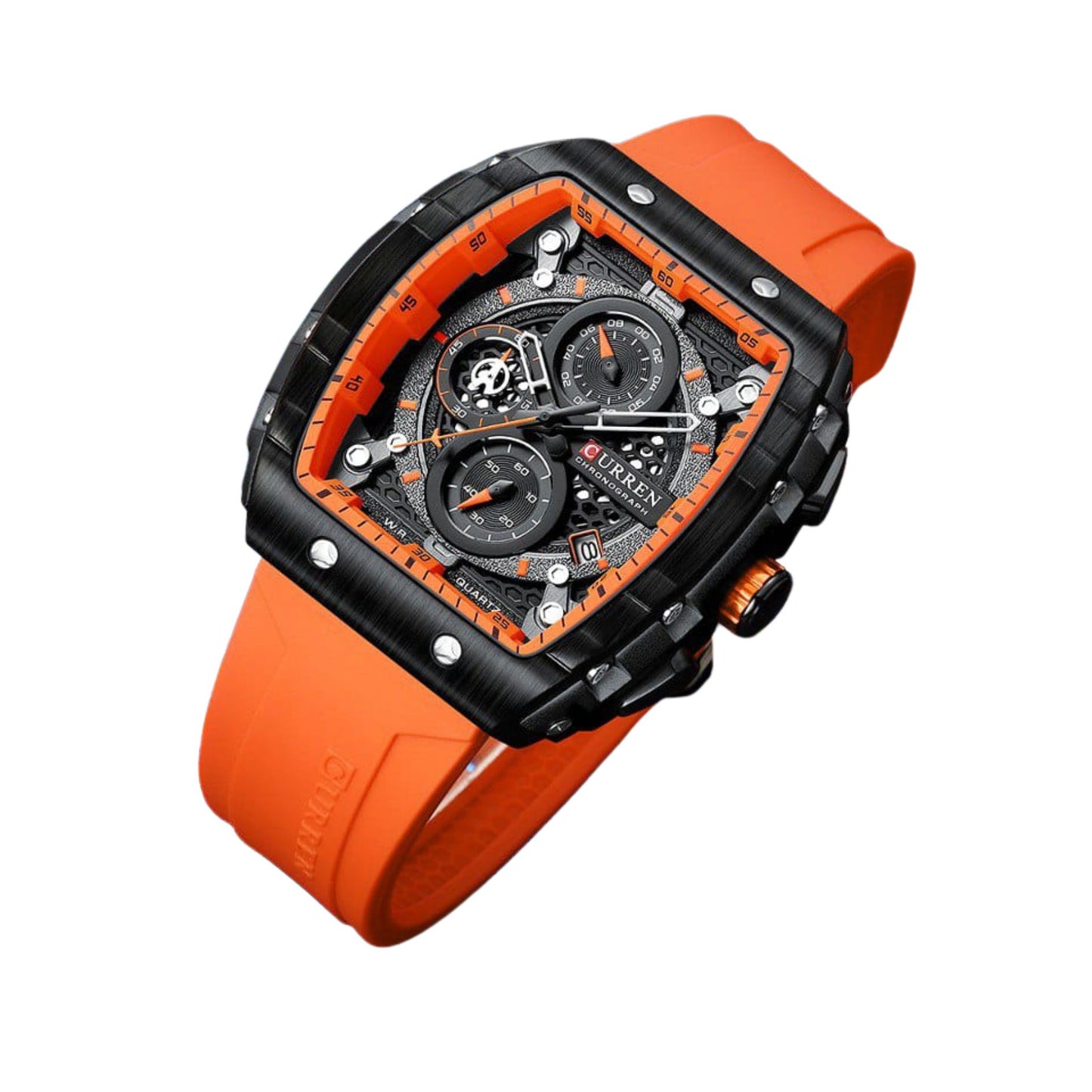 Reloj ORIGINAL®️ 8442 | Inspirado en Richard Mille con Cronógrafos y Calendario Funcional
