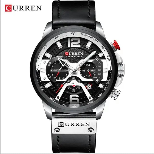 Reloj Curren 8329 Cronógrafo de Cuero para Hombre