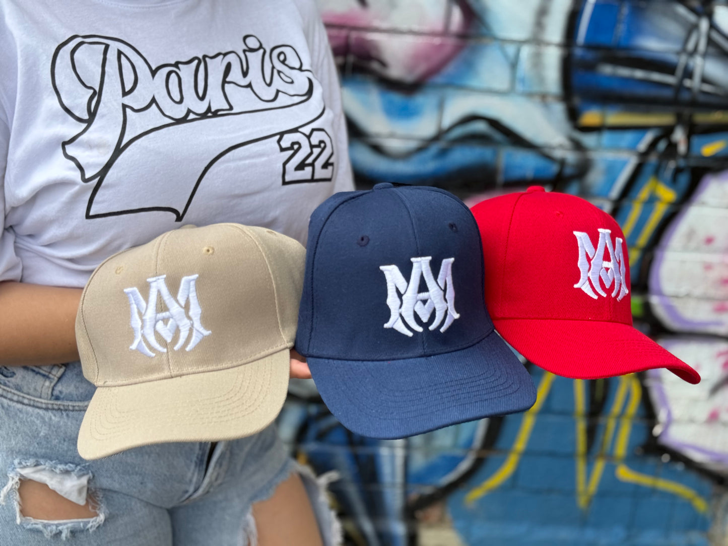Combo x3 Gorras AMIRI | Drill Premium Bordadas Unisex