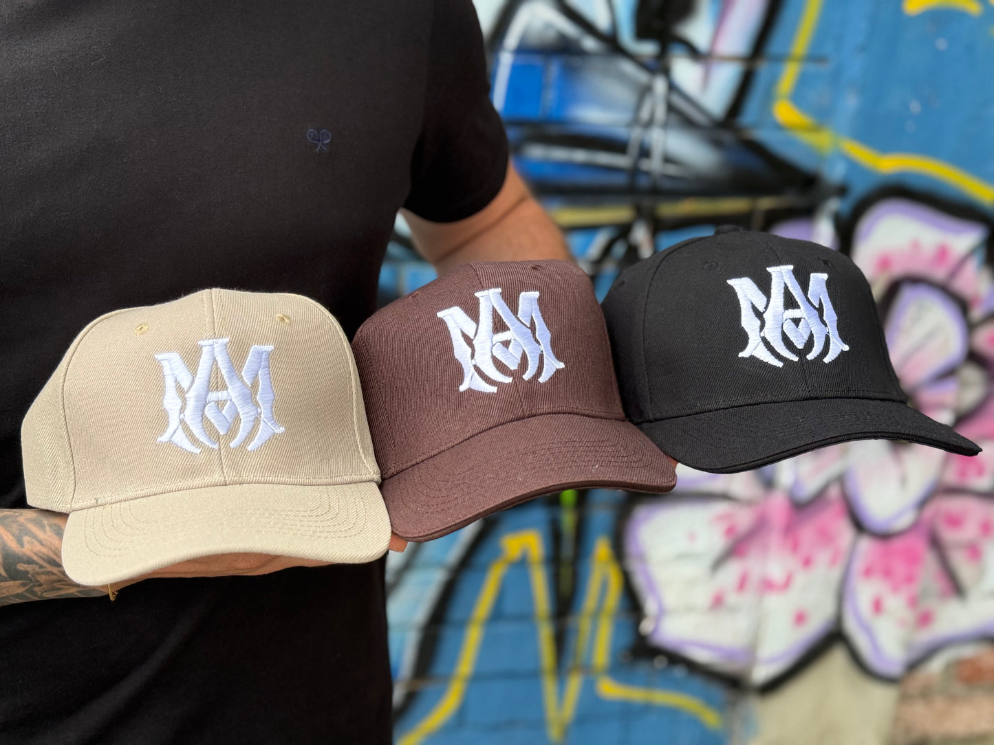 Combo x3 Gorras AMIRI | Drill Premium Bordadas Unisex
