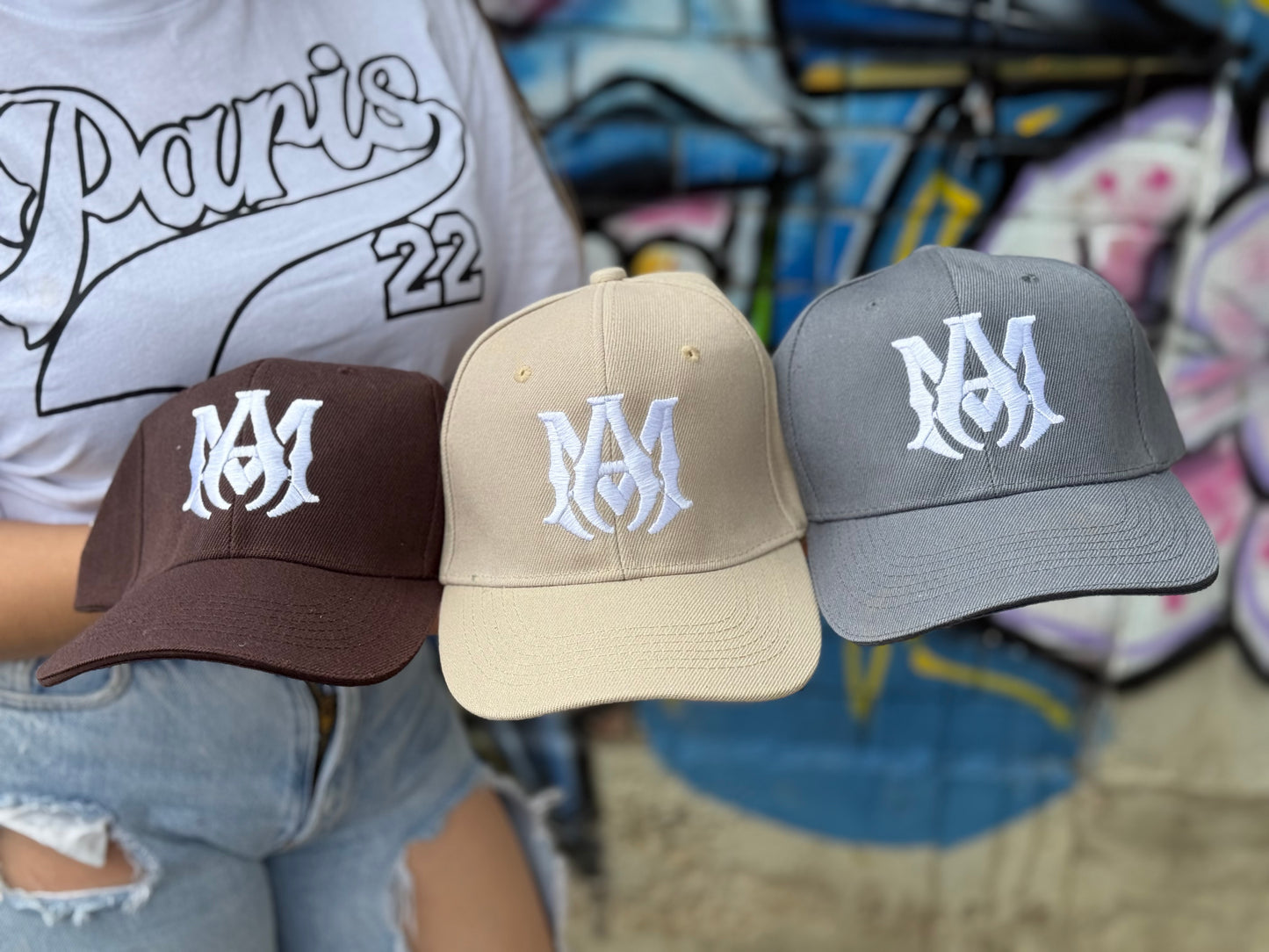 Combo x3 Gorras AMIRI | Drill Premium Bordadas Unisex