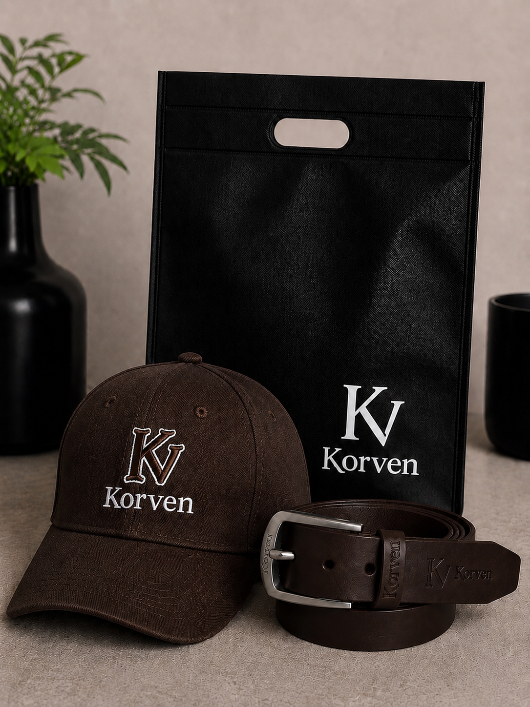 Duo KORVEN Correa cuero Gorra CAP01 Tula