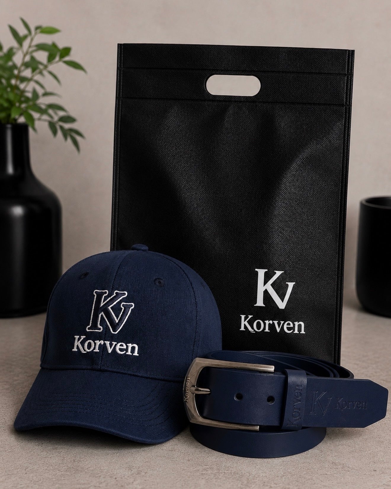 Duo KORVEN Correa cuero Gorra CAP01 Tula