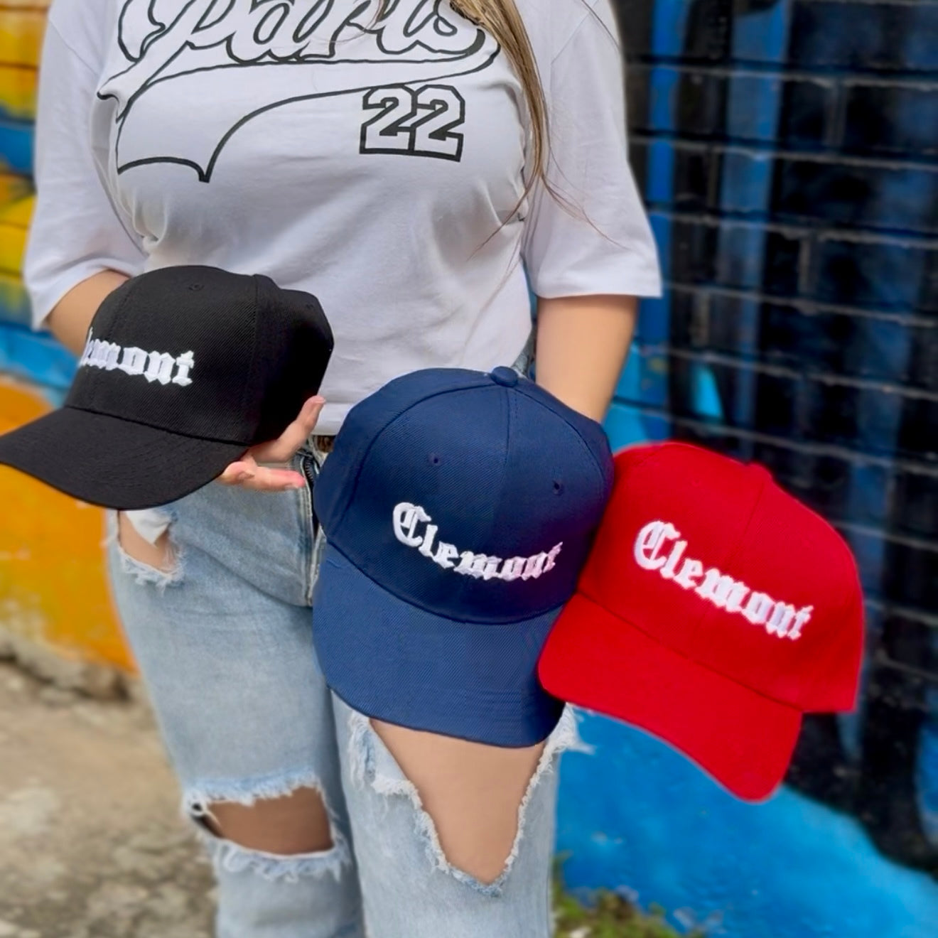 Combo x3 Gorras CLEMONT | Drill Premium Bordadas Unisex