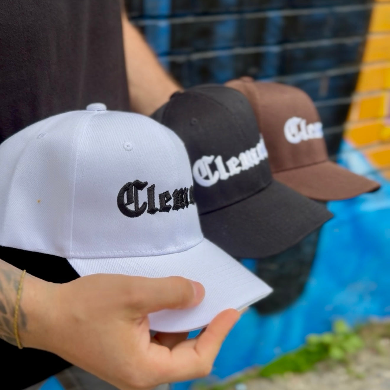 Combo x3 Gorras CLEMONT | Drill Premium Bordadas Unisex