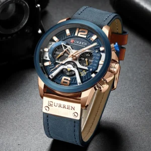 Reloj Curren 8329 | Cronógrafo Cuero para Hombre