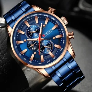 Reloj Curren 8351 | Cronógrafo Acero Inoxidable para Hombre