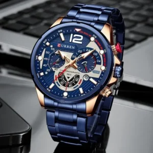 Reloj Curren 8395 | Moderno Acero Inoxidable para Hombre