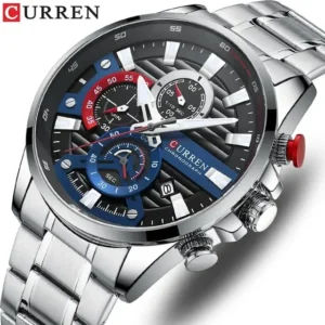 Reloj Curren 8415 | Sofisticado Cuero y Acero para Hombre