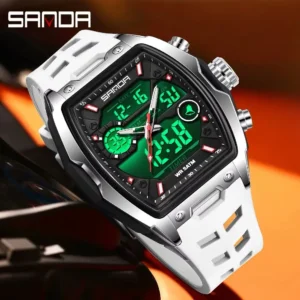 Reloj Sanda 6235 | Doble Hora Deportivo Silicona para Hombre