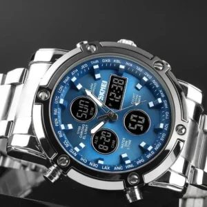 Reloj Scottie 1389 | Doble Hora Acero para Hombre