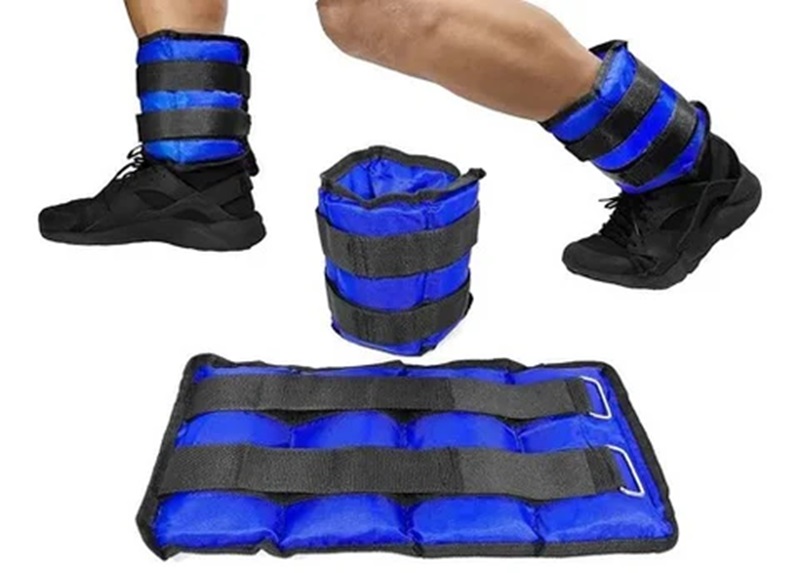 Tobilleras De Peso Ajustable 2 Kg Par